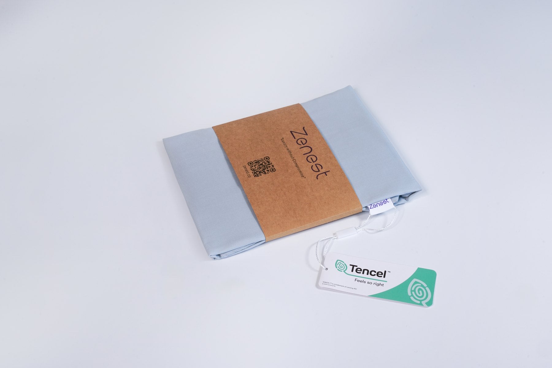 Zenest Mint Fiber Pillowcase in Light Blue
