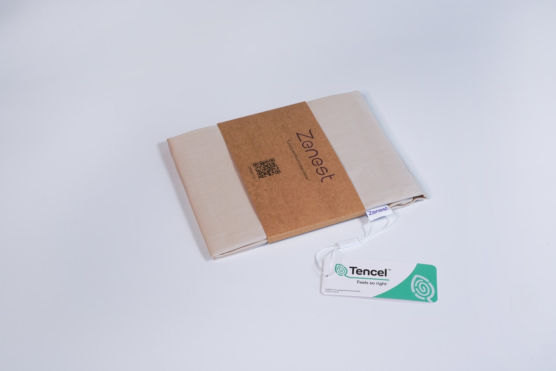 Zenest Mint Fiber Pillowcase in Sand