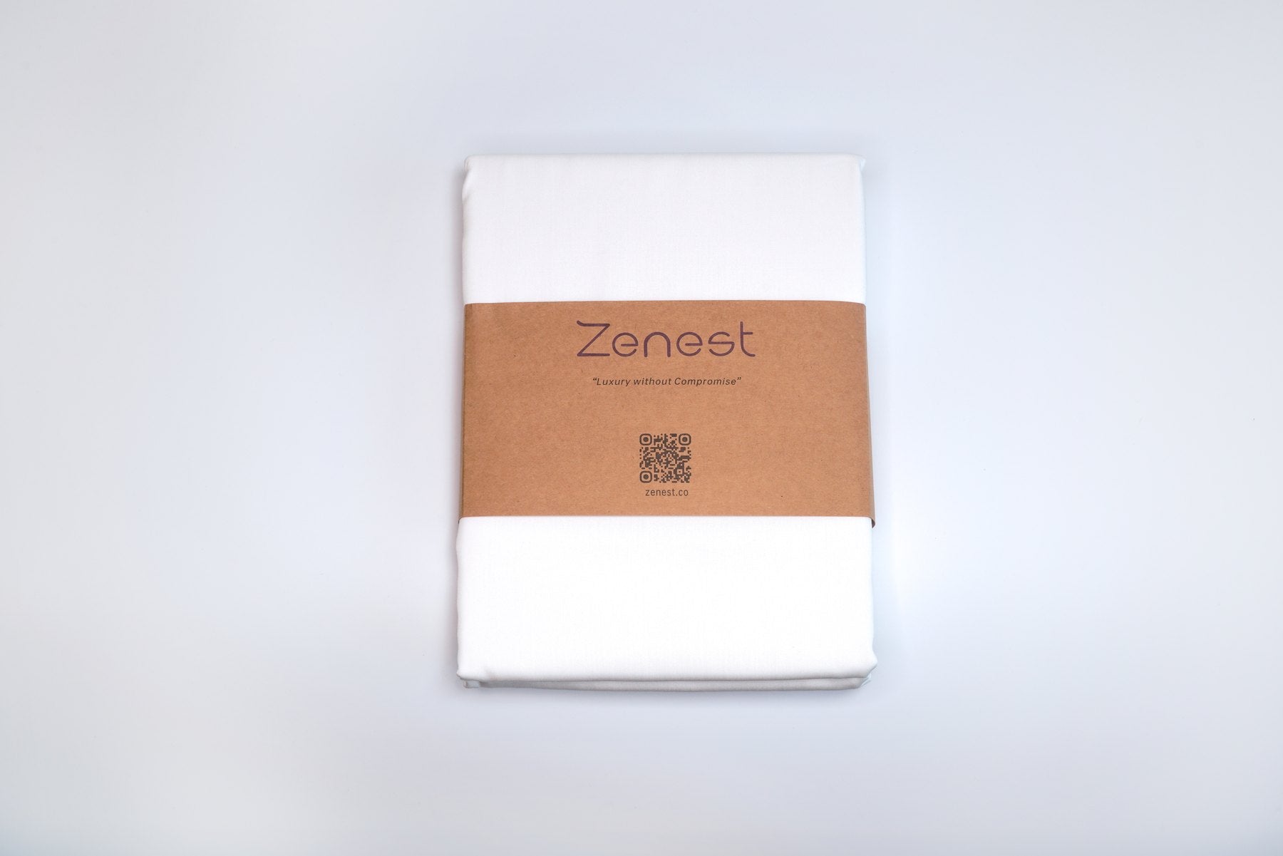 Zenest Mint Fiber Flat Sheet detail in White